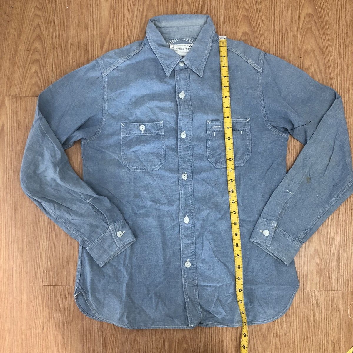 Full Count & Co. FULL COUNT SELVEDGE CHAMBRAY Size US M / EU 48-50 / 2 - 3 Thumbnail