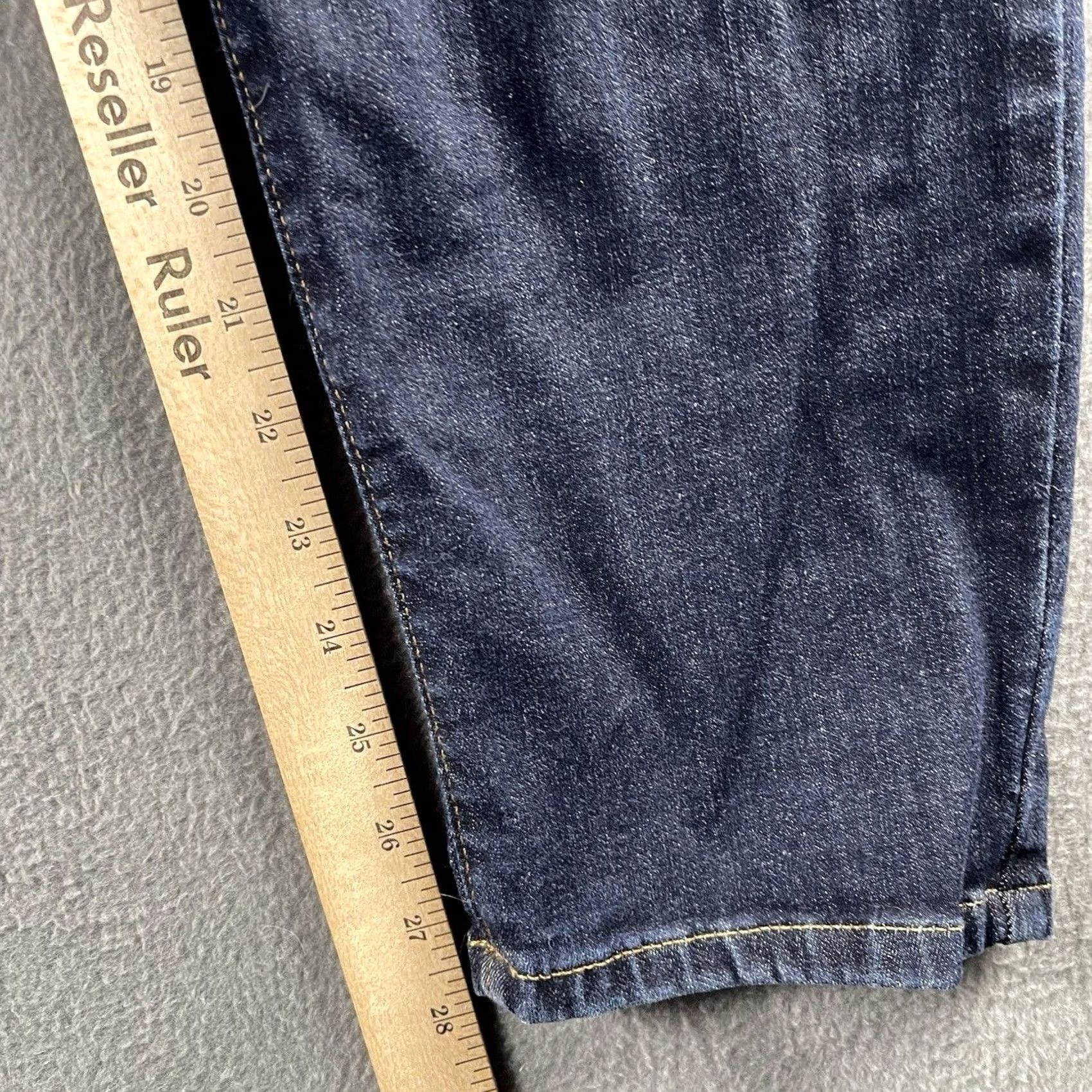Lee Lee Plus Skinny Jeans Medium Wash Womens Pull-On Denim Size 40" / US 18 - 6 Thumbnail