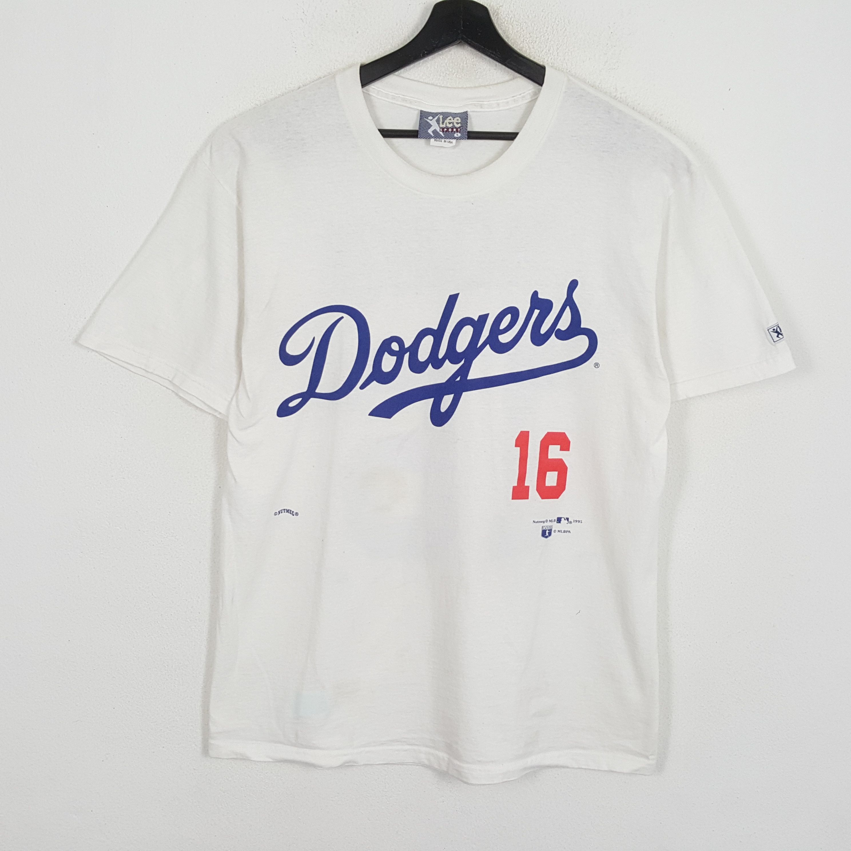 MLB × Vintage DODGERS American Baseball Team MLB Tshirt Size US L / EU 52-54 / 3 - 1 Thumbnail