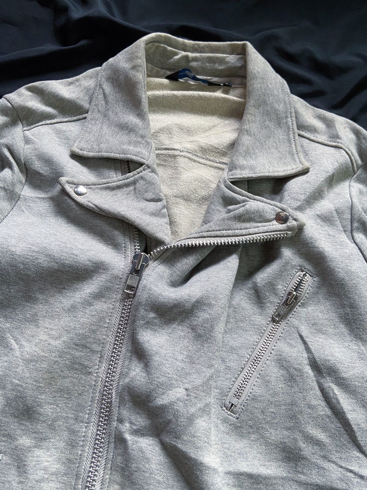 PPFM JAPANESE ASYMMETRICAL PUNK ZIP JACKET raf simons g.o.a Size US L / EU 52-54 / 3 - 6 Thumbnail
