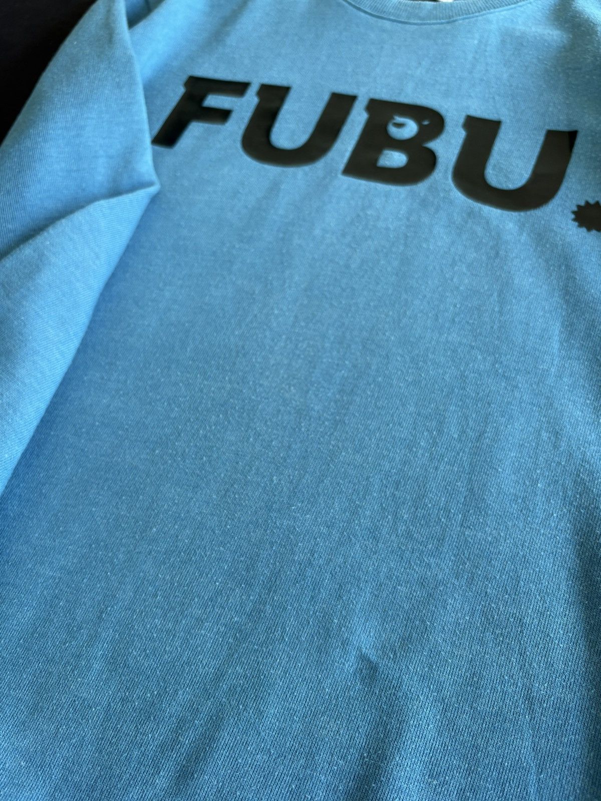 Fubu Fubu Spellout Singature Logo Blue Sweatshirt Size US M / EU 48-50 / 2 - 9 Thumbnail