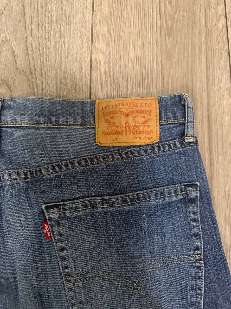 Levi's Vintage Clothing Baggy Vintage Levis Jeans 751 W38 L32 Blue Straight Size US 38 / EU 54 - 3 Thumbnail