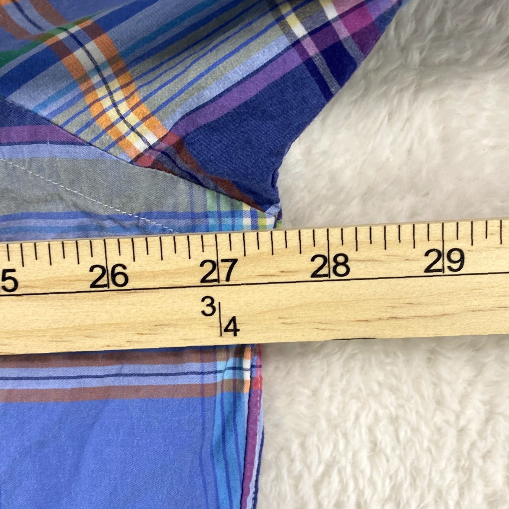 Polo Ralph Lauren Polo Ralph Lauren Long Sleeve Button Up Striped Plaid Shirt Mens XXL Polo Pony Size US XXL / EU 58 / 5 - 6 Thumbnail