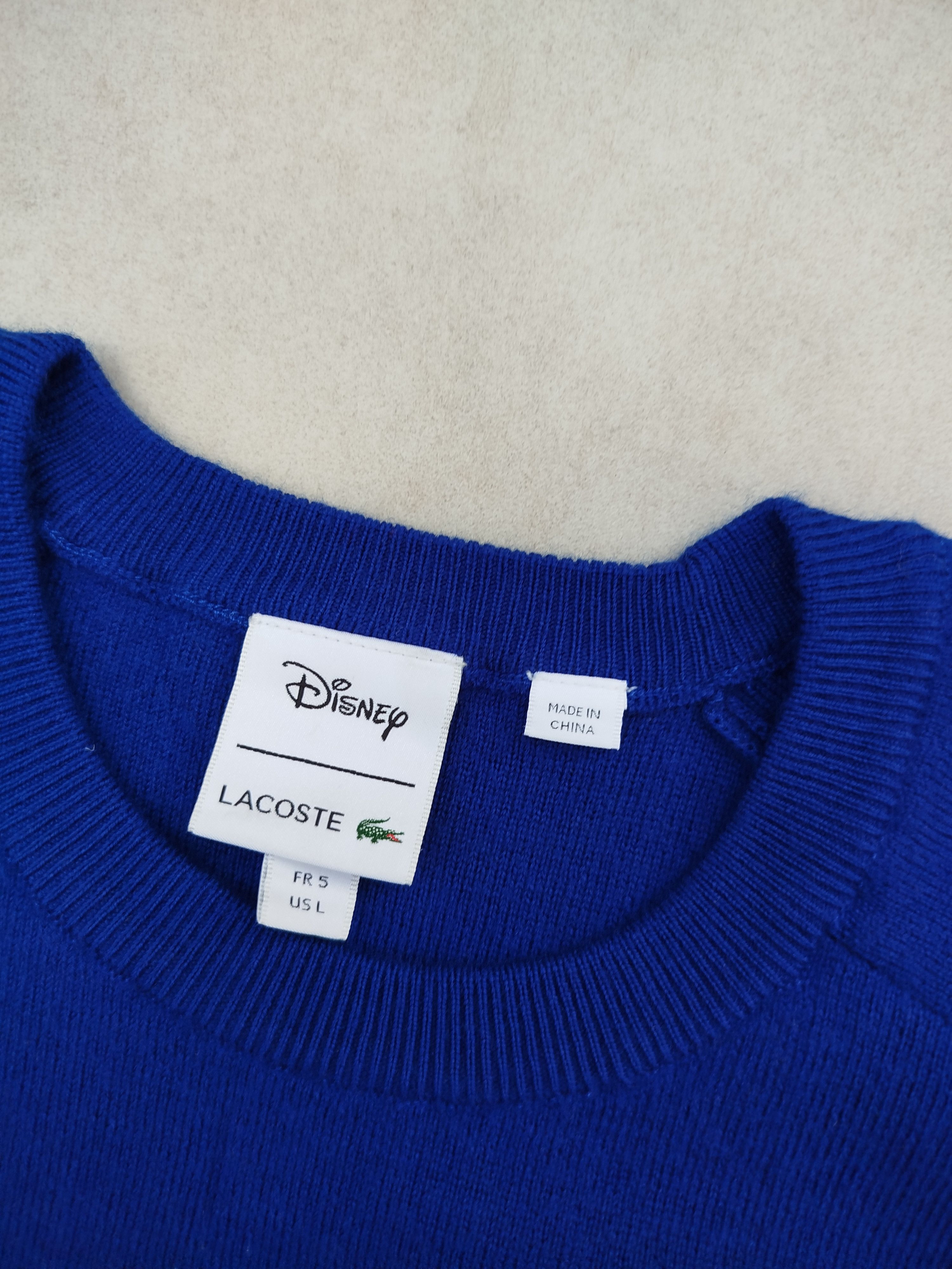 Disney × Lacoste Lacoste x Disney Mickey mouse wool sweater Size US L / EU 52-54 / 3 - 4 Thumbnail