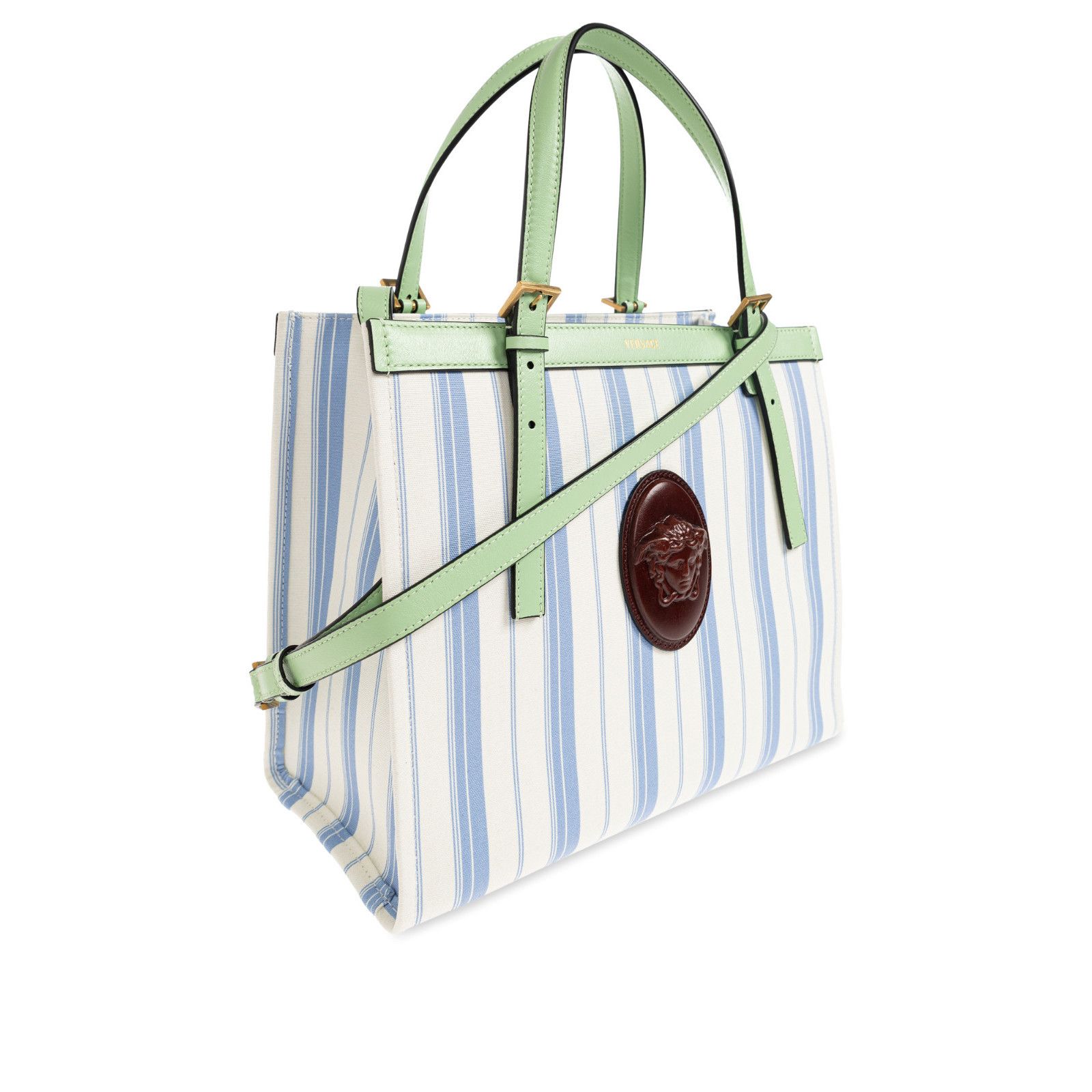 Versace VERSACE Green Riviere Tote Bag New Size ONE SIZE - 3 Thumbnail