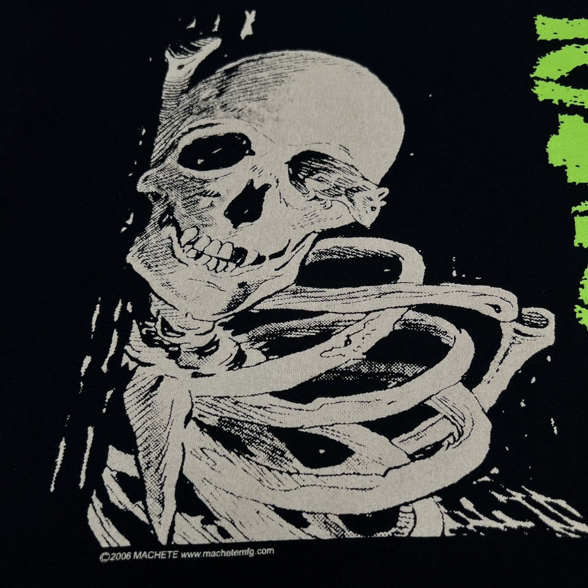 Band Tees Vintage 2006 Rancid Band Rock Skeleton Bones Logo T-shirt Size US L / EU 52-54 / 3 - 8 Thumbnail
