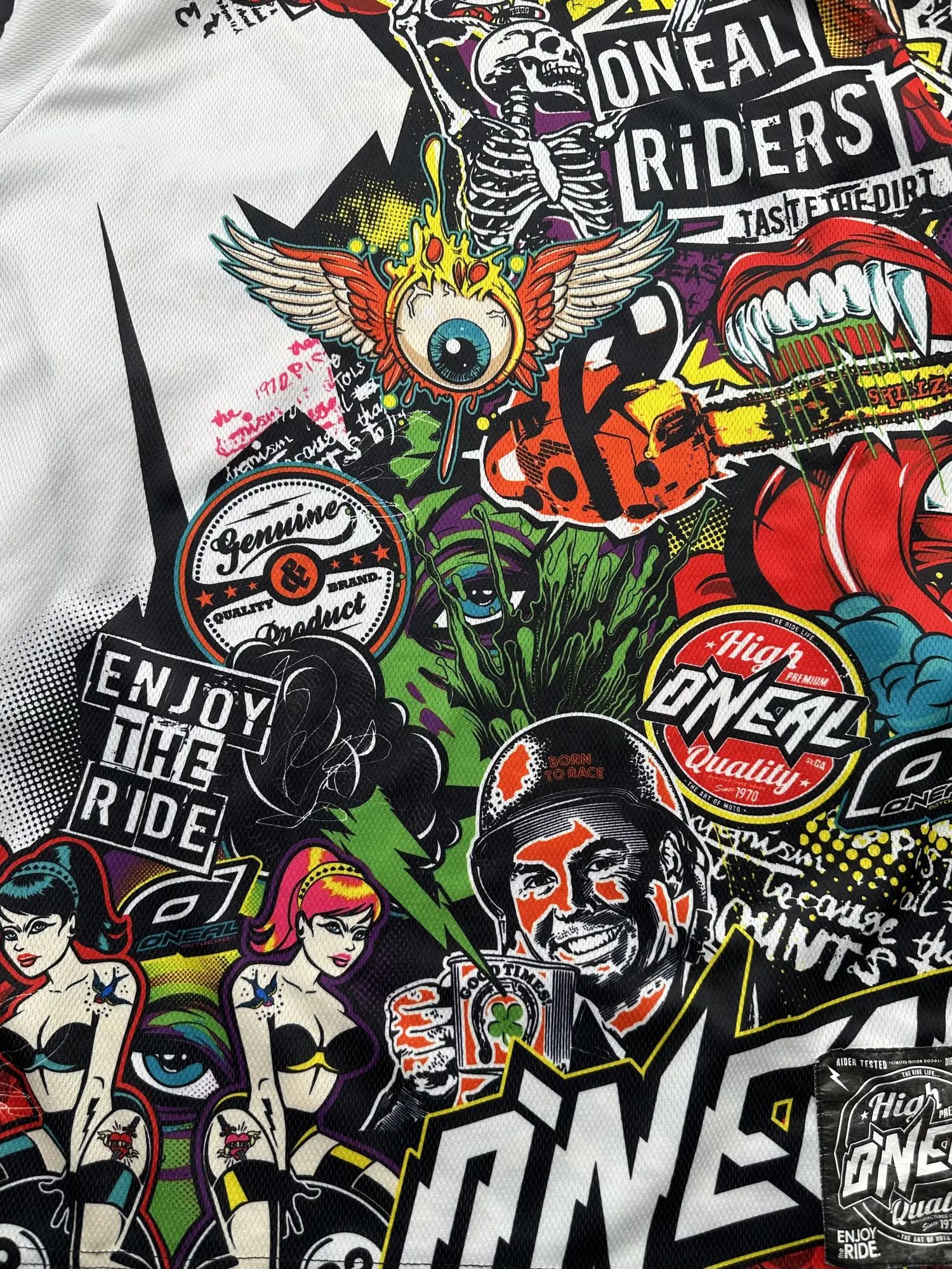 O'Neill O'Neal Motocross Mayhem Jersey Element Punk Rock (B393) Size US M / EU 48-50 / 2 - 4 Thumbnail