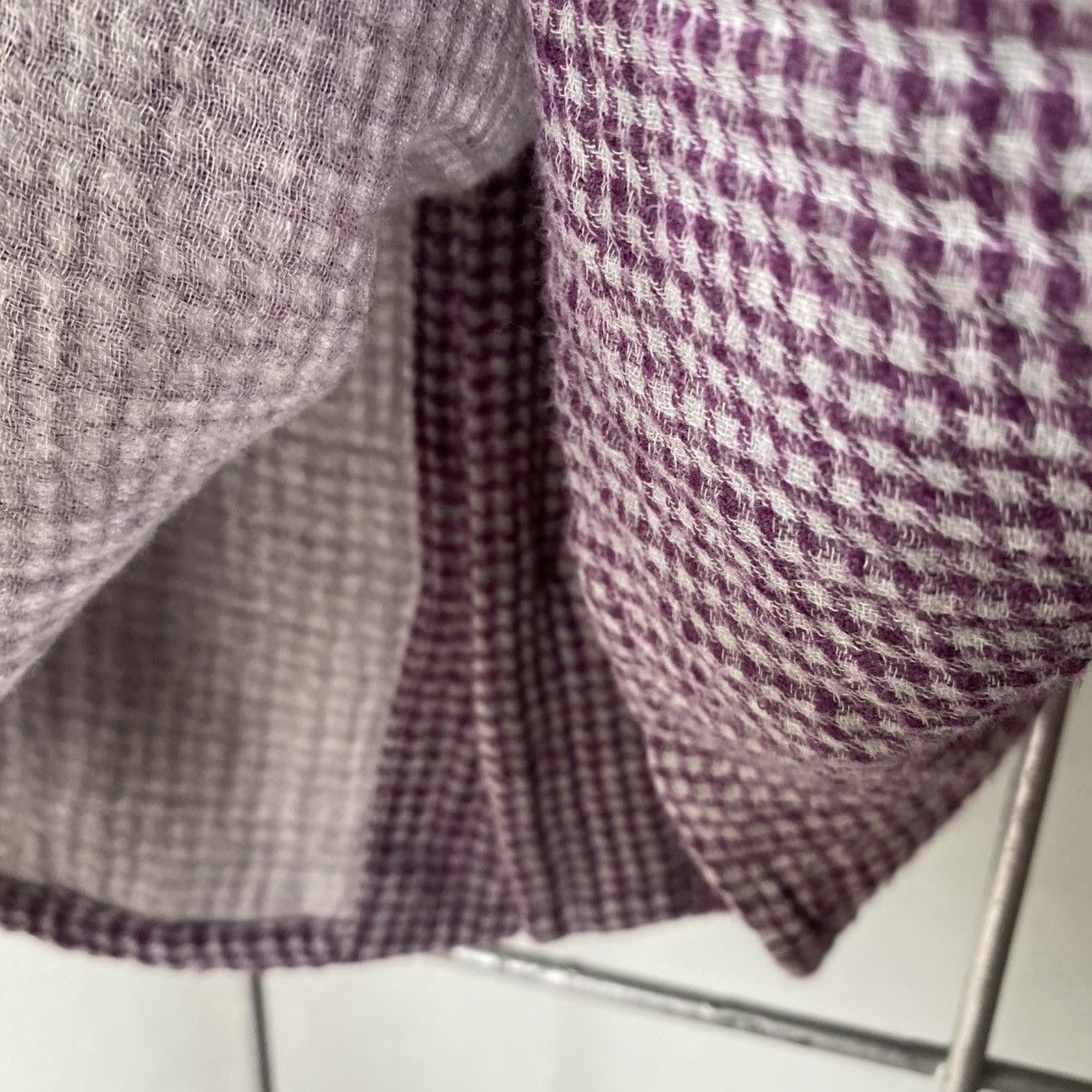 Issey Miyake Plantation Textured Check Shirt Size M / US 6-8 / IT 42-44 - 8 Thumbnail