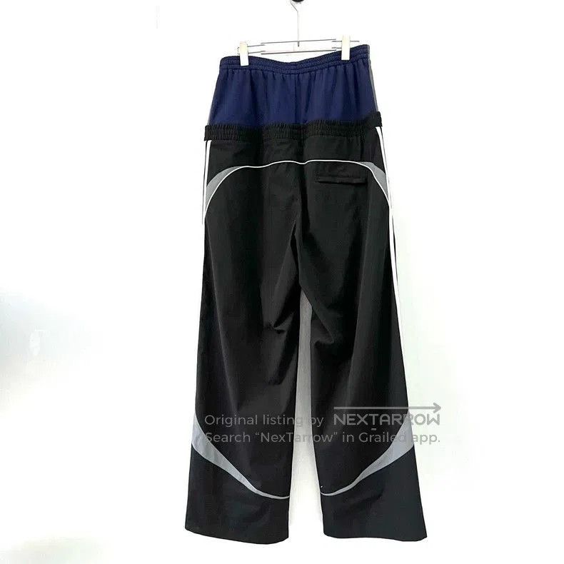 Balenciaga Balenciaga 24FW Black Blue Paneled Sweatpants. Size US 36 / EU 52 - 2 Thumbnail