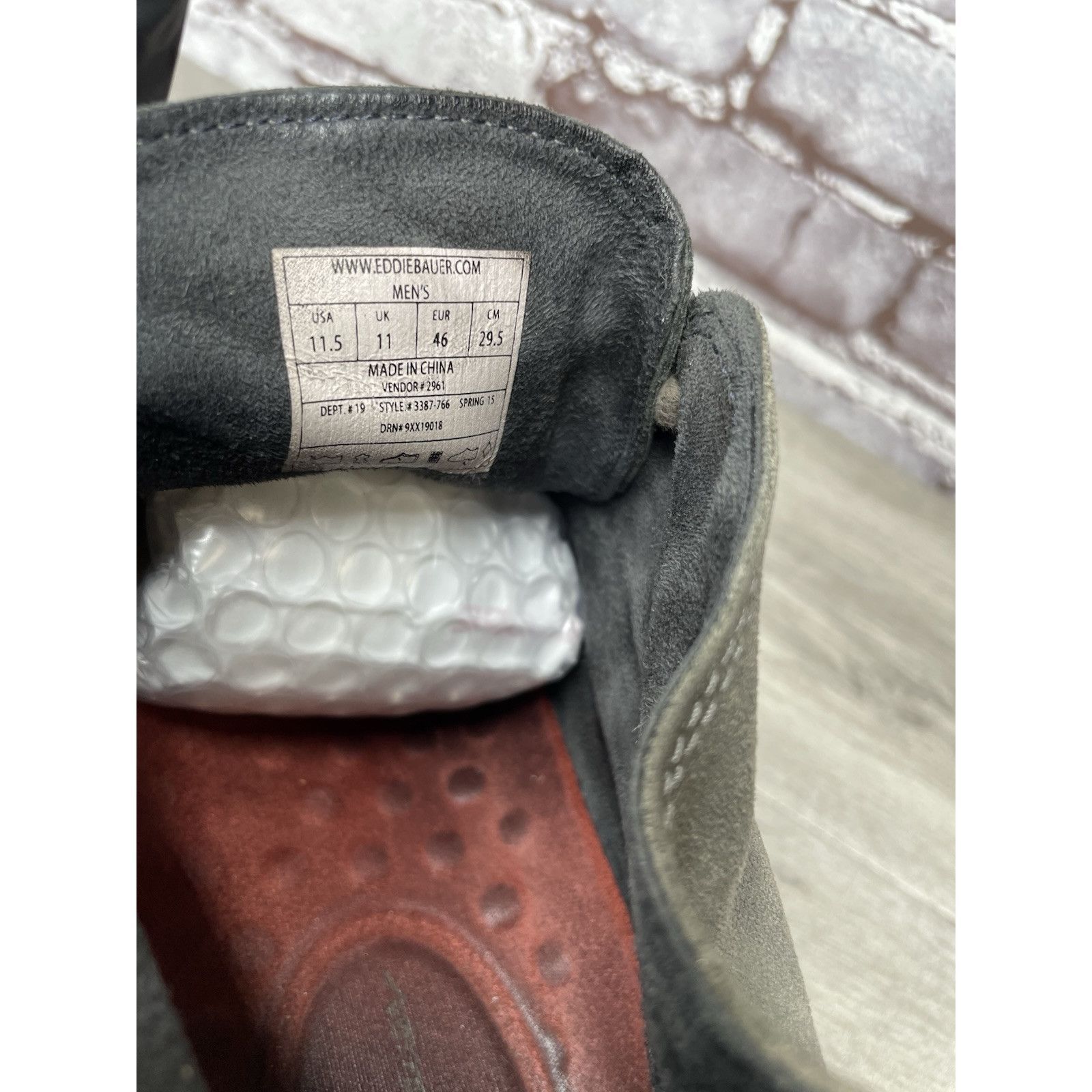 Eddie Bauer Eddie Bauer Green Brown Suede Leather Mid Lace Up Desert Boo Size US 11.5 / EU 44-45 - 8 Thumbnail