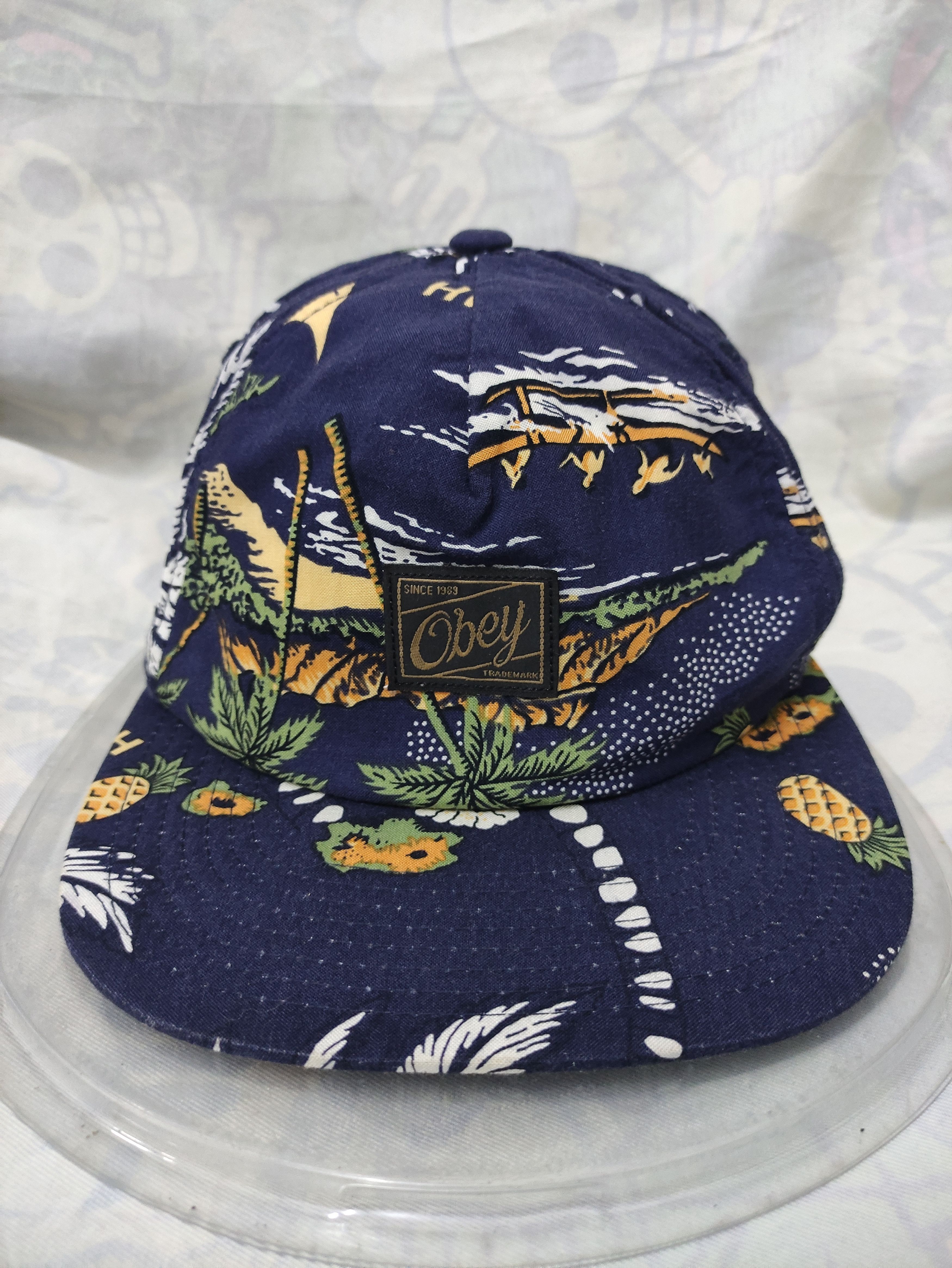 Obey OBEY FULL PRINT VINTAGE RAYON CAP Size ONE SIZE - 8 Thumbnail