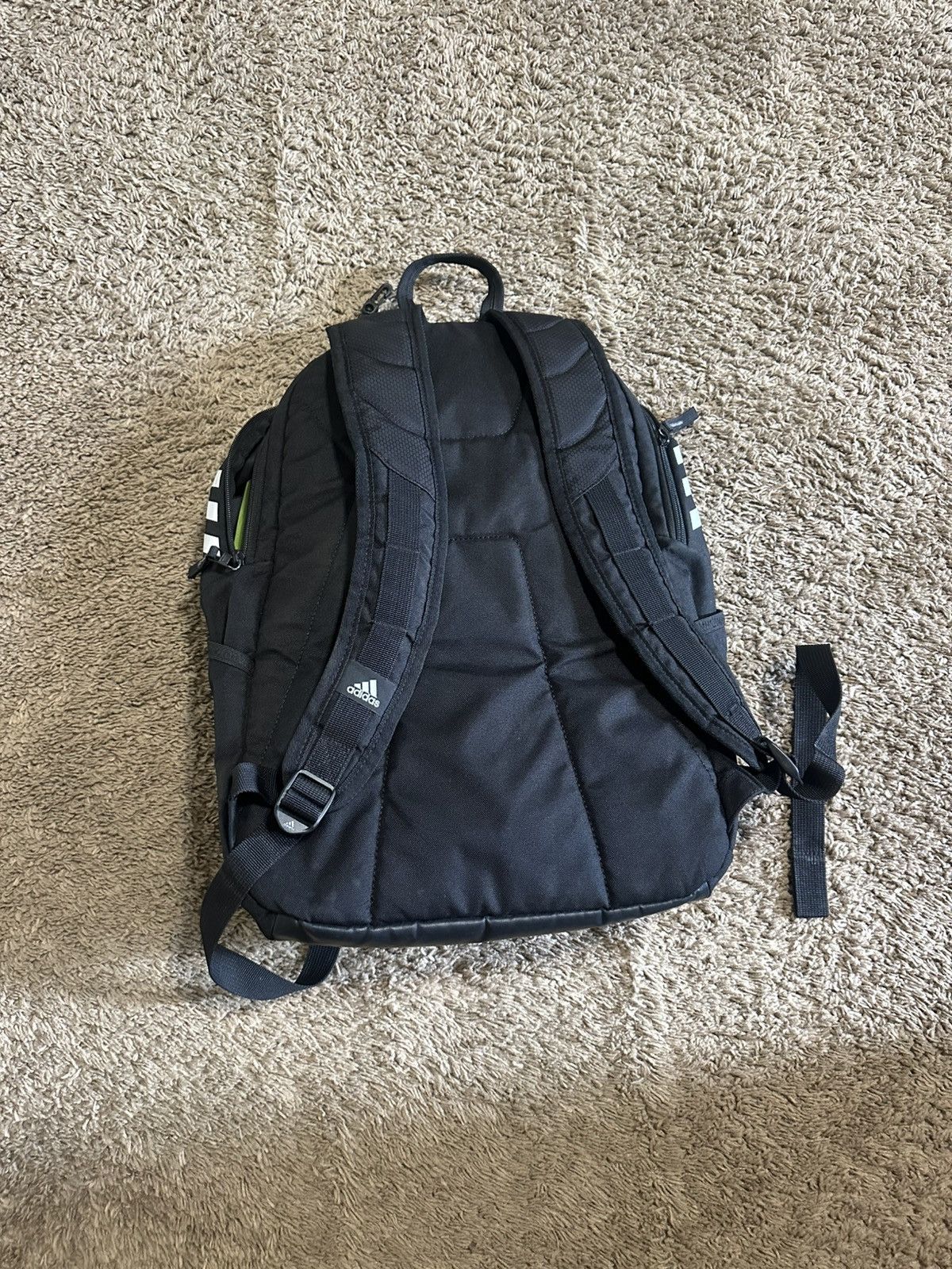 Adidas Vintage Adidas “triple black” backpack 00s Size ONE SIZE - 5 Thumbnail
