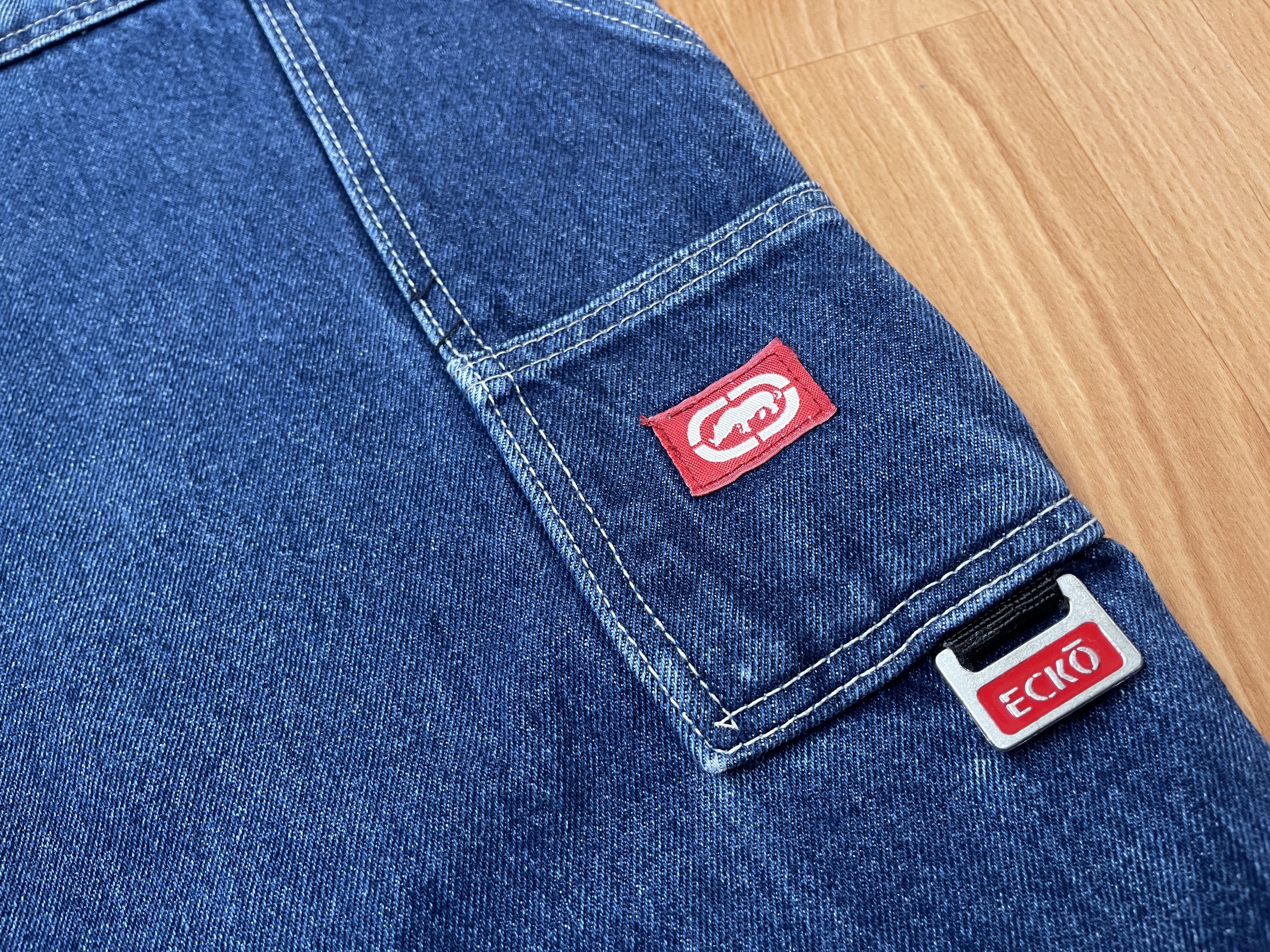 Ecko Unltd. Ecko Unltd jeans, baggy, vintage 90s hip hop skater Y2K W 30 Size US 30 / EU 46 - 10 Thumbnail