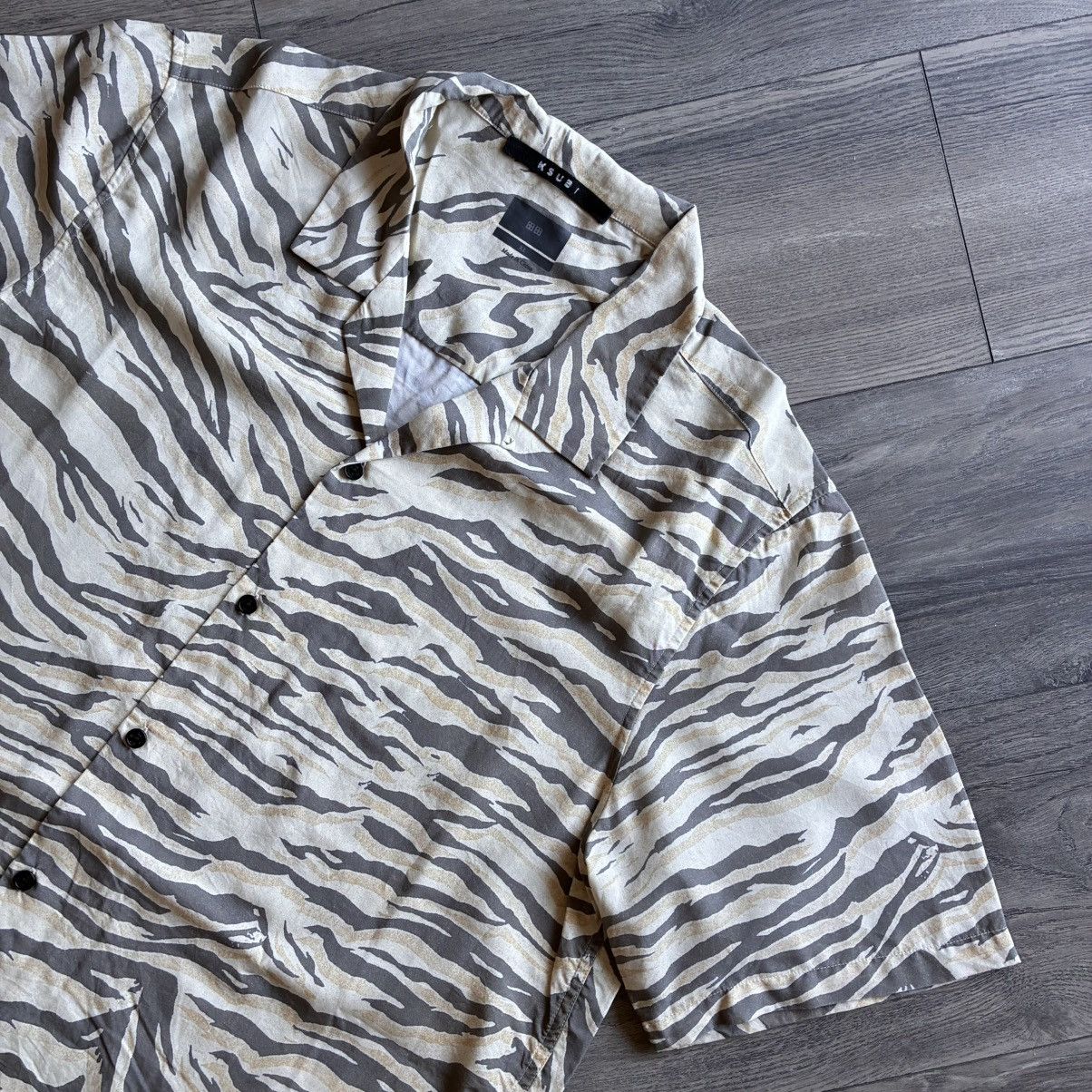 Ksubi KSUBI Tigerrr Resort Short Sleeve Shirt Size US XL / EU 56 / 4 - 4 Thumbnail