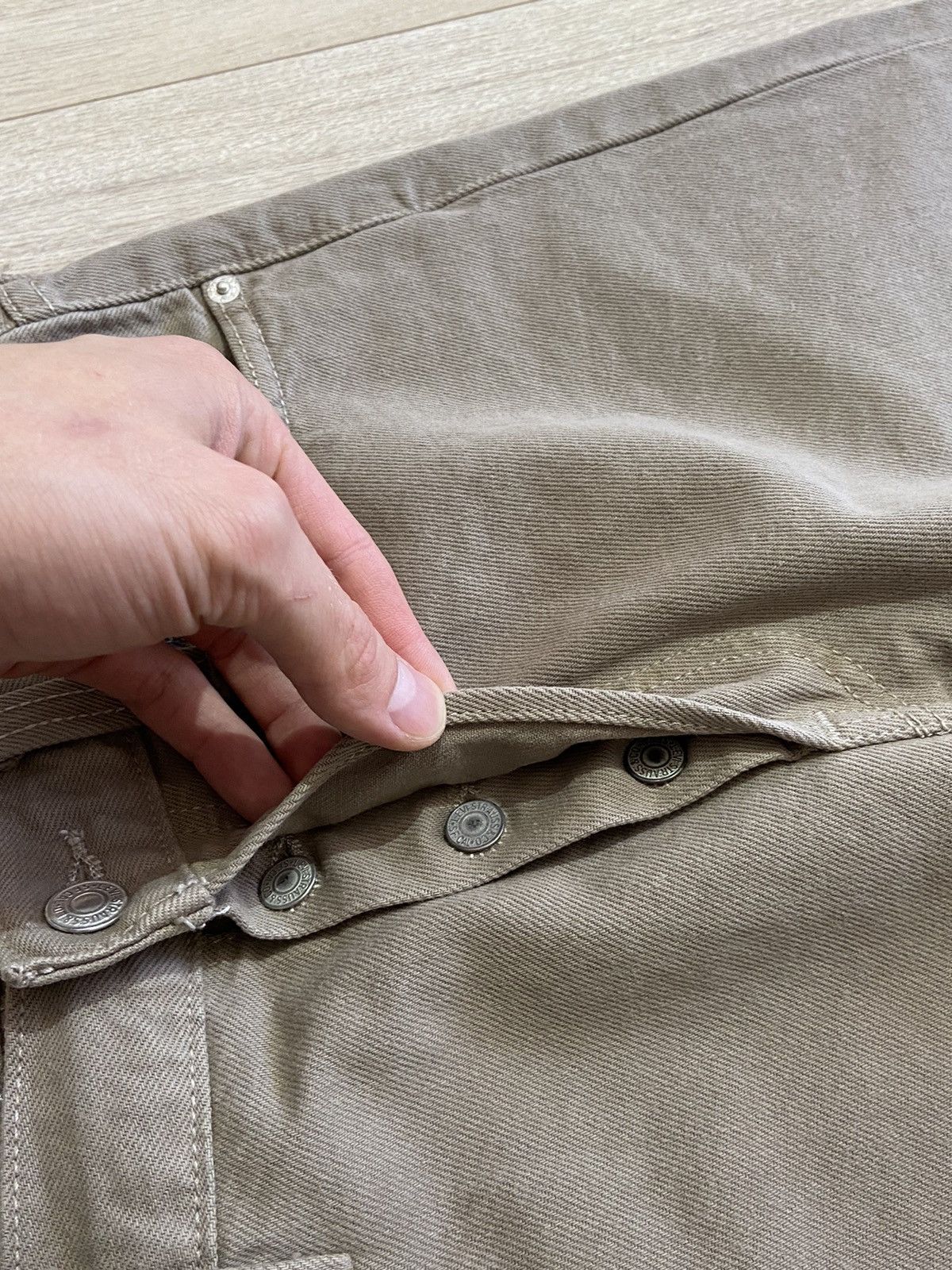 Levi's × Vintage Levi’s 501 pants 90s vintage brown size W30 L30 Size US 30 / EU 46 - 17 Thumbnail