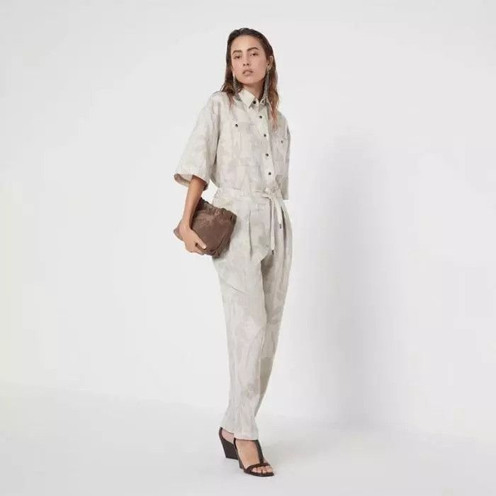 Brunello Cucinelli o1la1rc1a0425 Pants in Beige Size 27" / US 4 / IT 40 - 4 Thumbnail