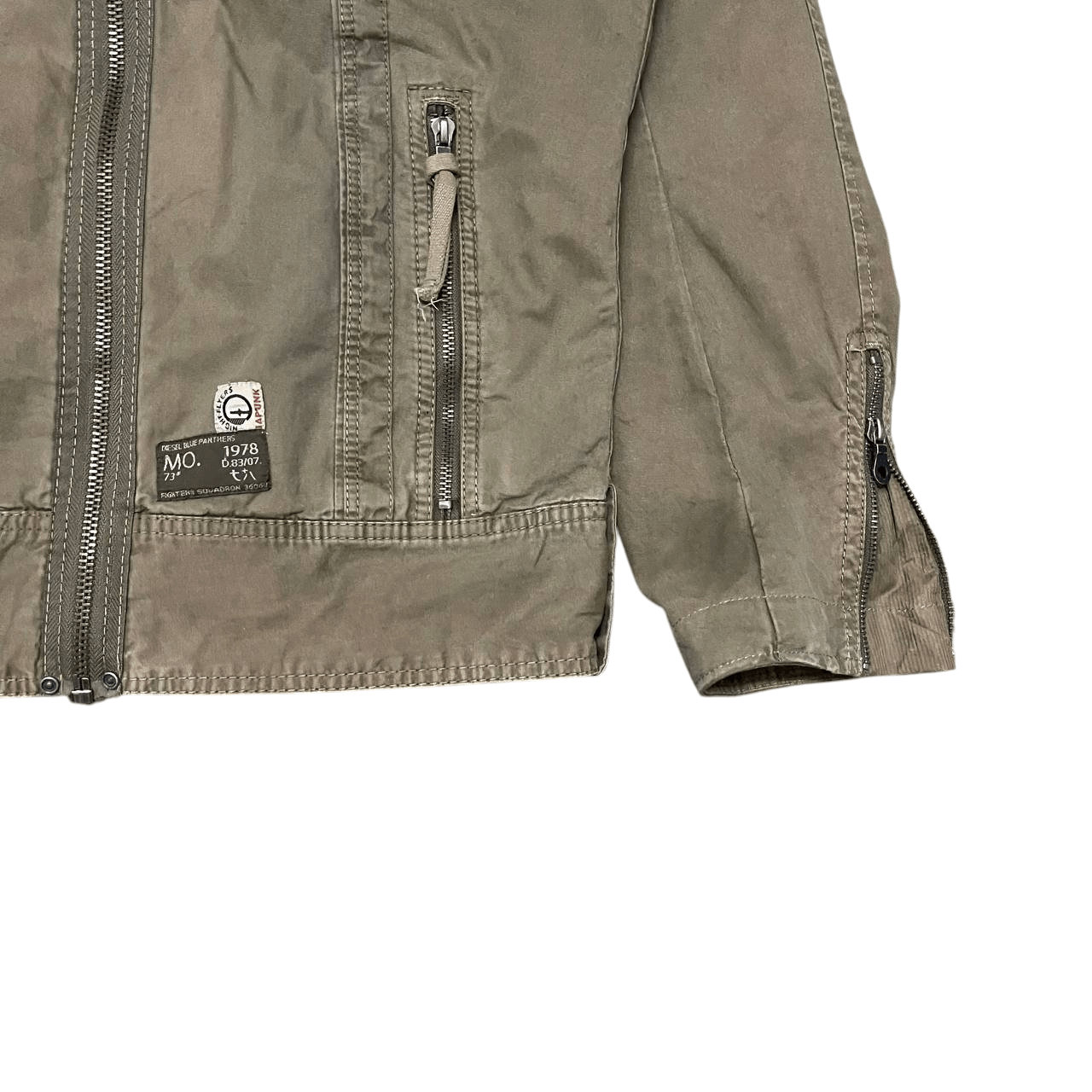 Vintage Diesel Blue Panthers Bondage Punk Jacket