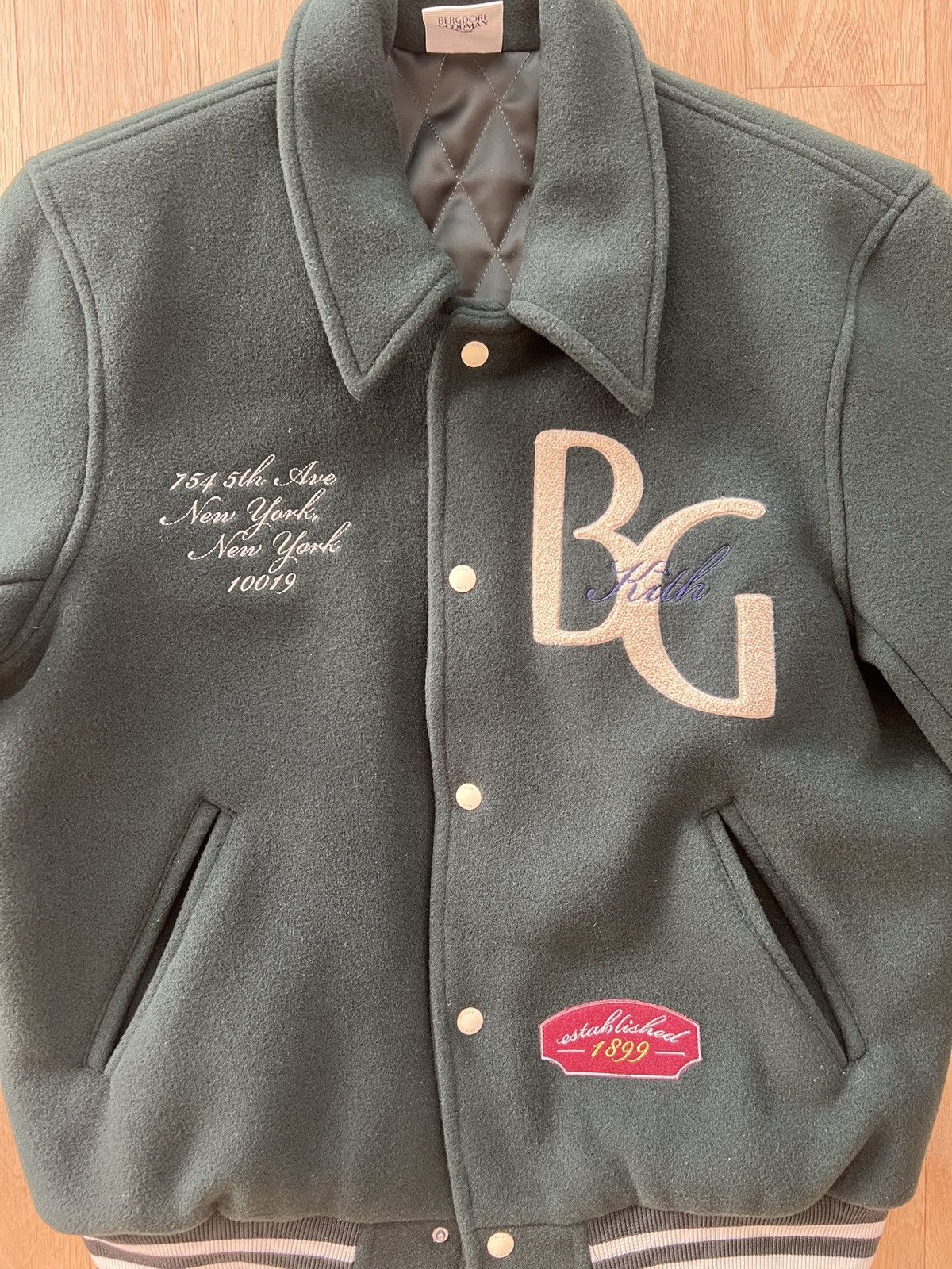 Bergdorf Goodman × Kith Kith Bergdorf Goodman Wool Coaches Jacket Size US M / EU 48-50 / 2 - 4 Thumbnail