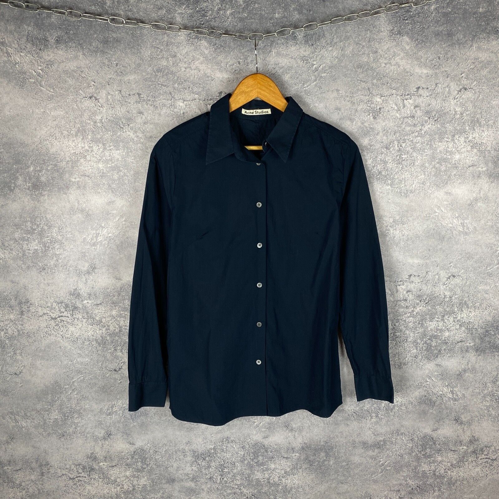 Acne Studios Acne Studios Shirt Women's Size 38 Blue Long Sleeve ` Size XS / US 0-2 / IT 36-38 - 1 Thumbnail