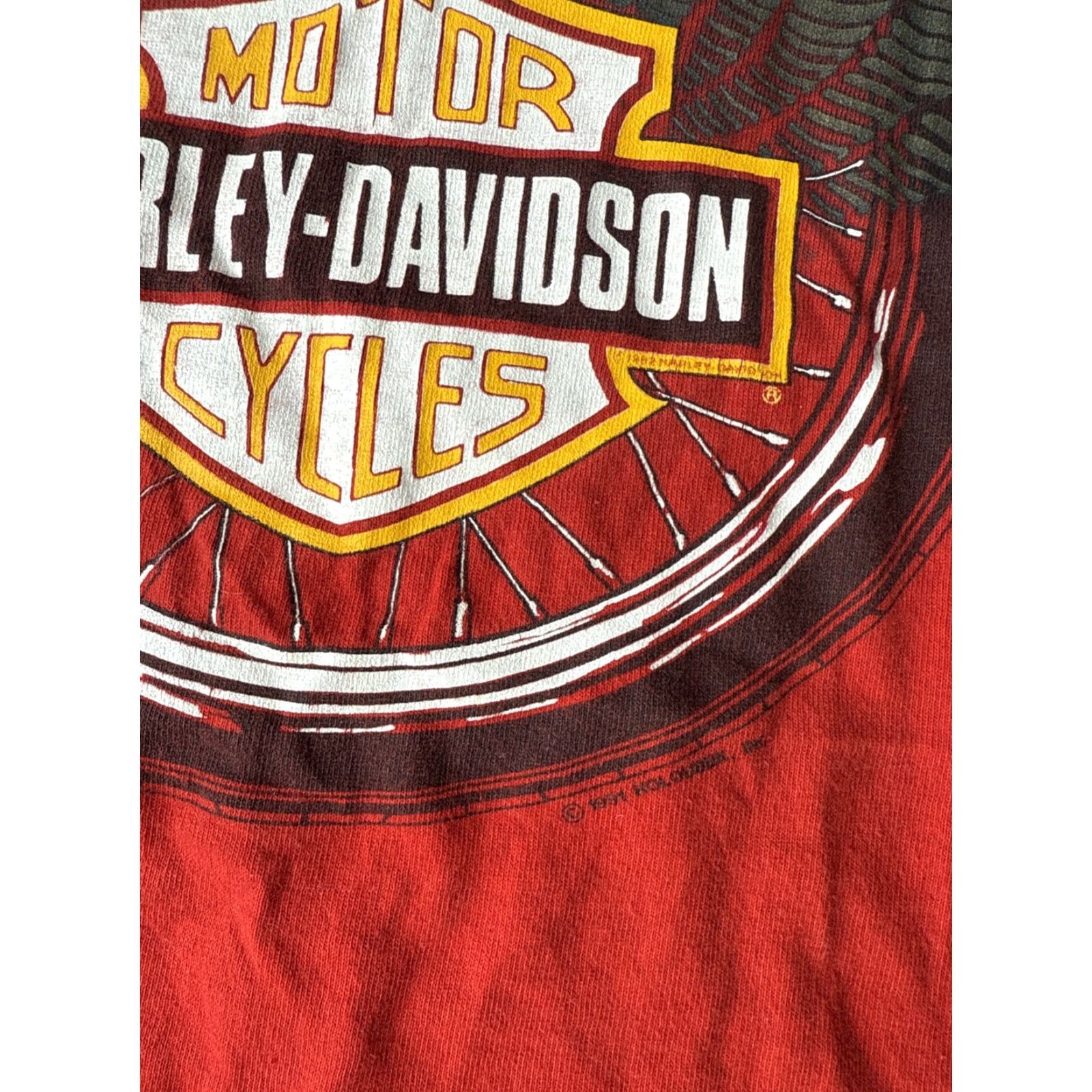 Harley Davidson VINTAGE Harley-Davidson Tank Top Shirt Harley Davidson Miami 90s Biker USA Red L Men Tank Top Shirt Size US L / EU 52-54 / 3 - 5 Thumbnail