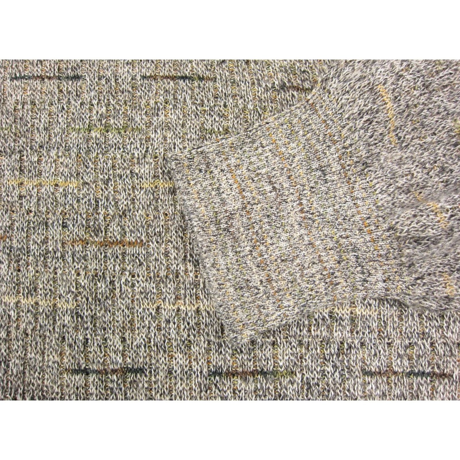 Pronto Uomo VINTAGE Pronto Uomo Sweater Mens L Brown Fleck Geometric Knit Made Italy Size US L / EU 52-54 / 3 - 5 Thumbnail