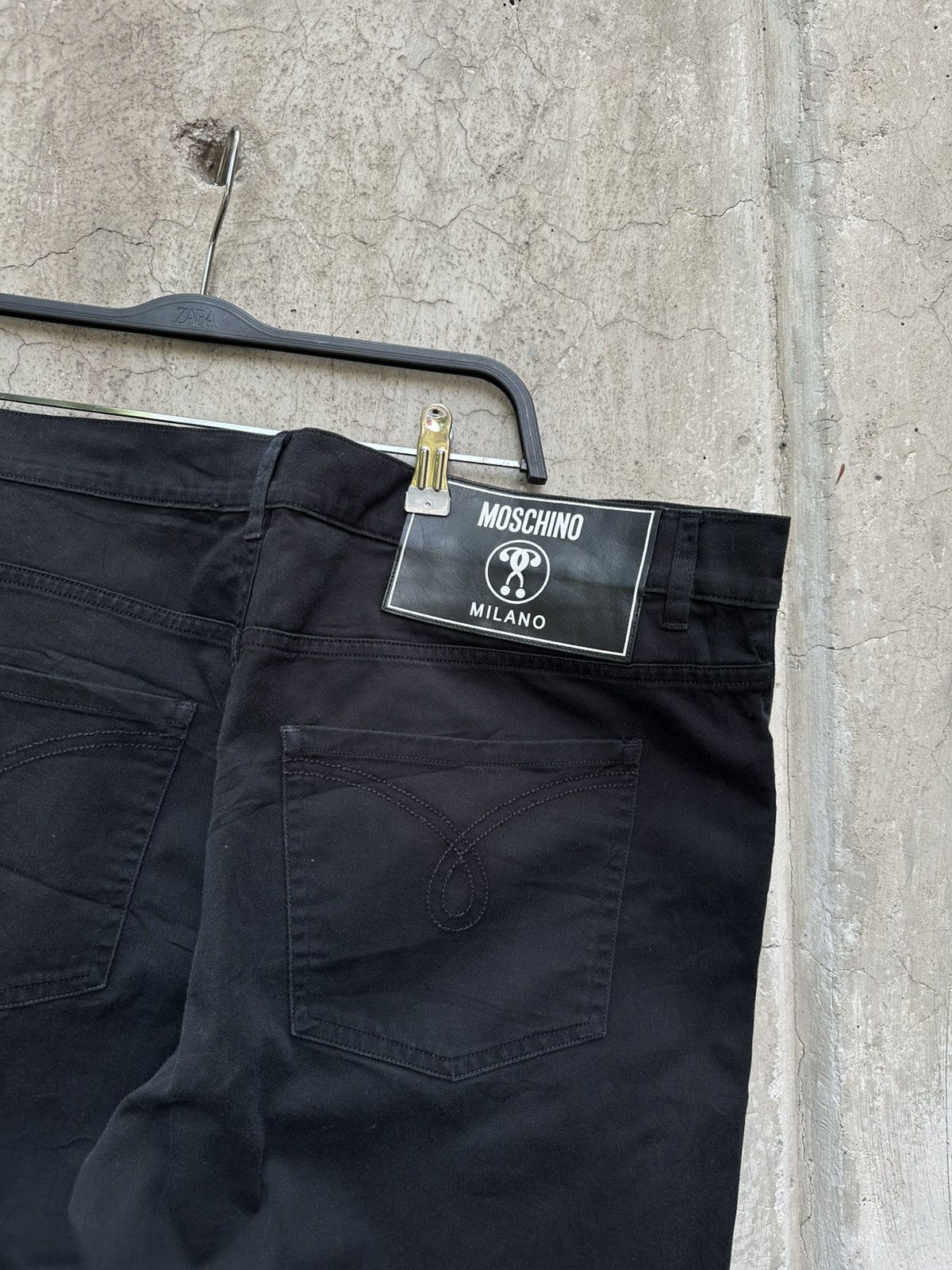 Moschino MOSCHINO Couture ! Black Jeans Size US 38 / EU 54 - 4 Thumbnail
