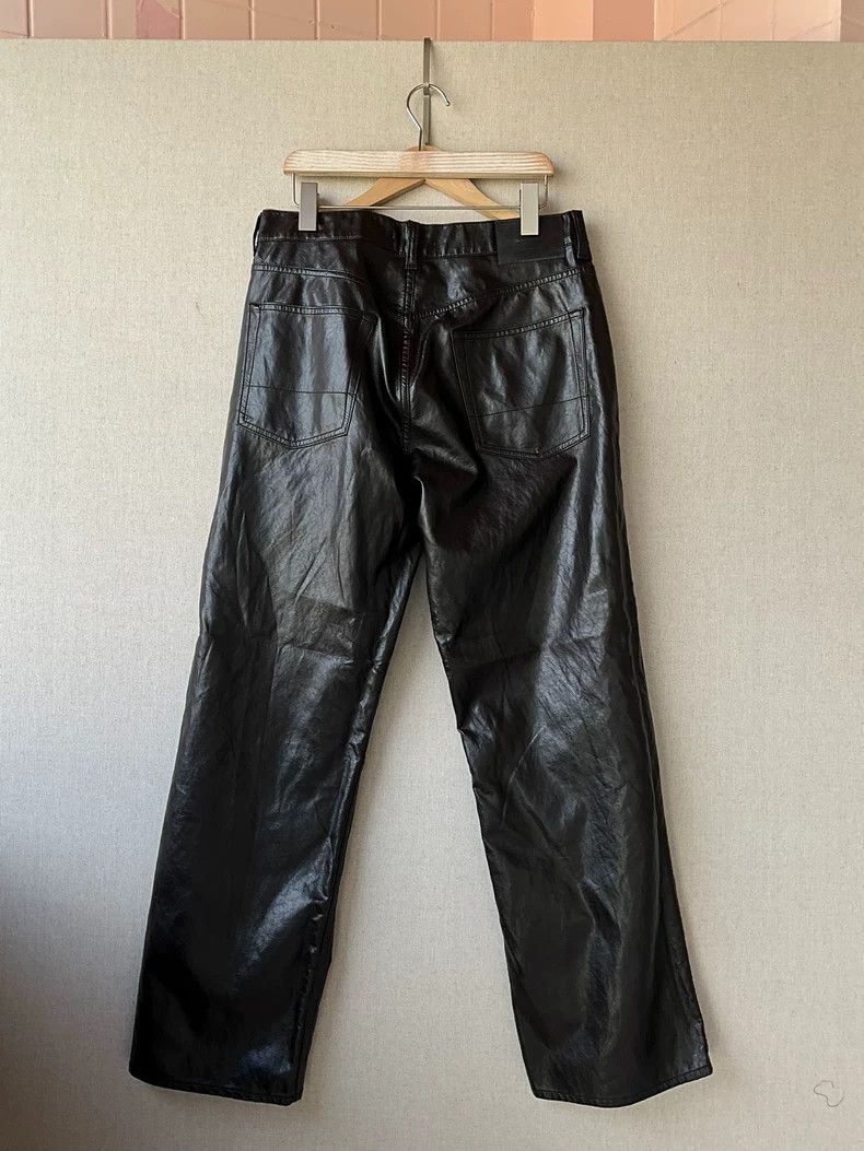 Our Legacy our legacyThird Cut Stitched Leather Pants 2503-Nextarrow Size US 30 / EU 46 - 2 Thumbnail