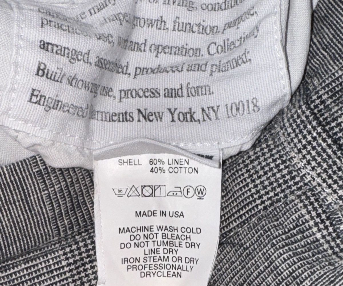 Engineered Garments EG Andover Pant in Grey CL Glen Plaid Size US 31 - 5 Thumbnail