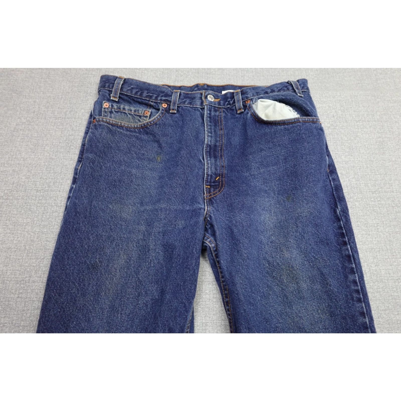 Levi's Vintage Levi's 517 Jeans Mens 36x32 Blue Bootcut Dark Wash Western Rancher Jeans Size US 36 / EU 52 - 2 Thumbnail