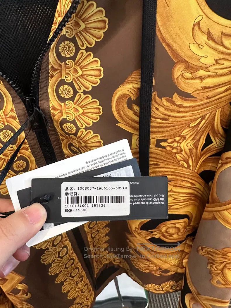 Versace Versace Resort Logo Graphic Print Hooded Zip Jacket Jacket Size US M / EU 48-50 / 2 - 6 Thumbnail