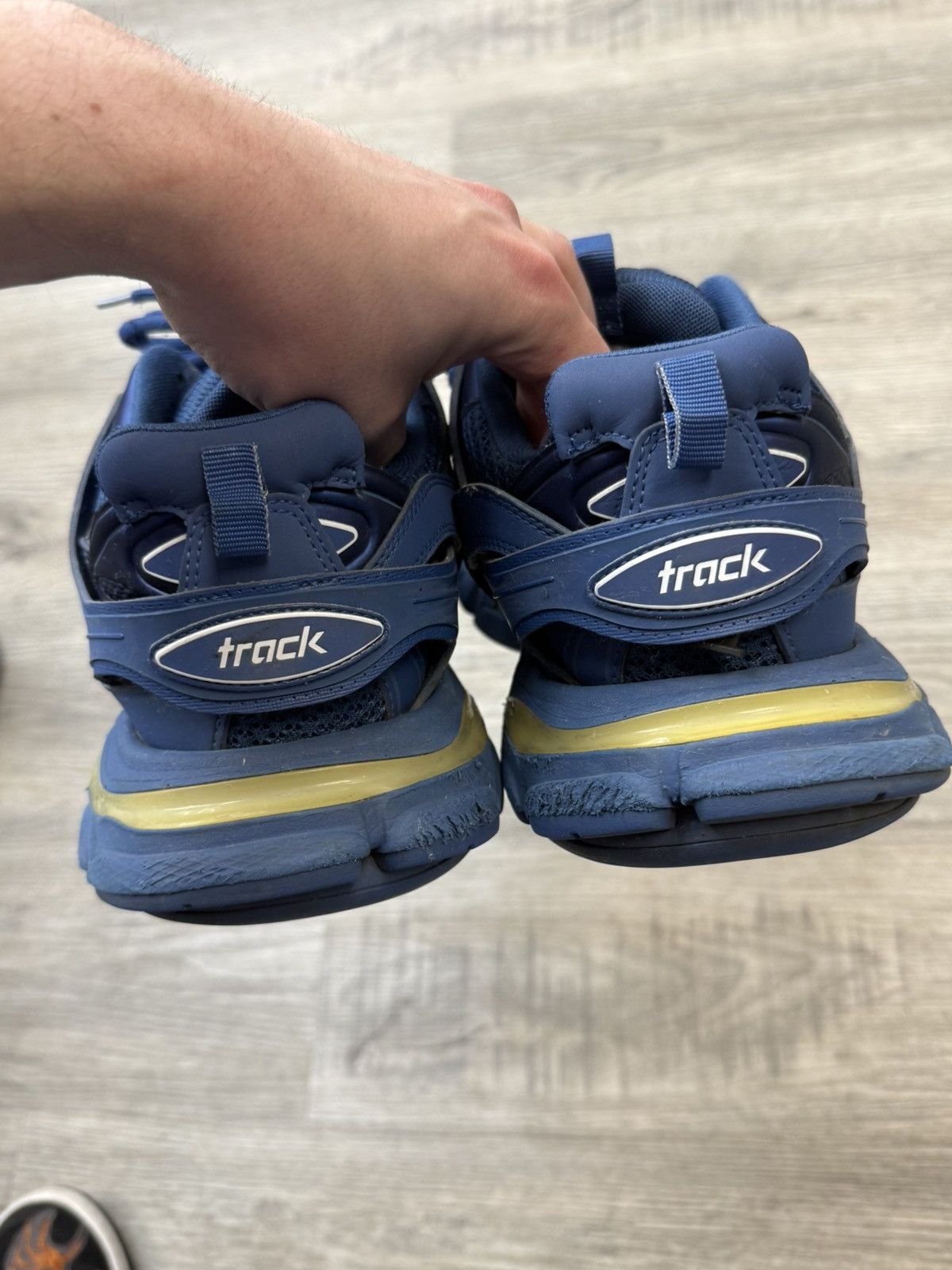 Balenciaga Balenciaga LED Track Runner - Navy Blue Size US 10 / EU 43 - 5 Thumbnail