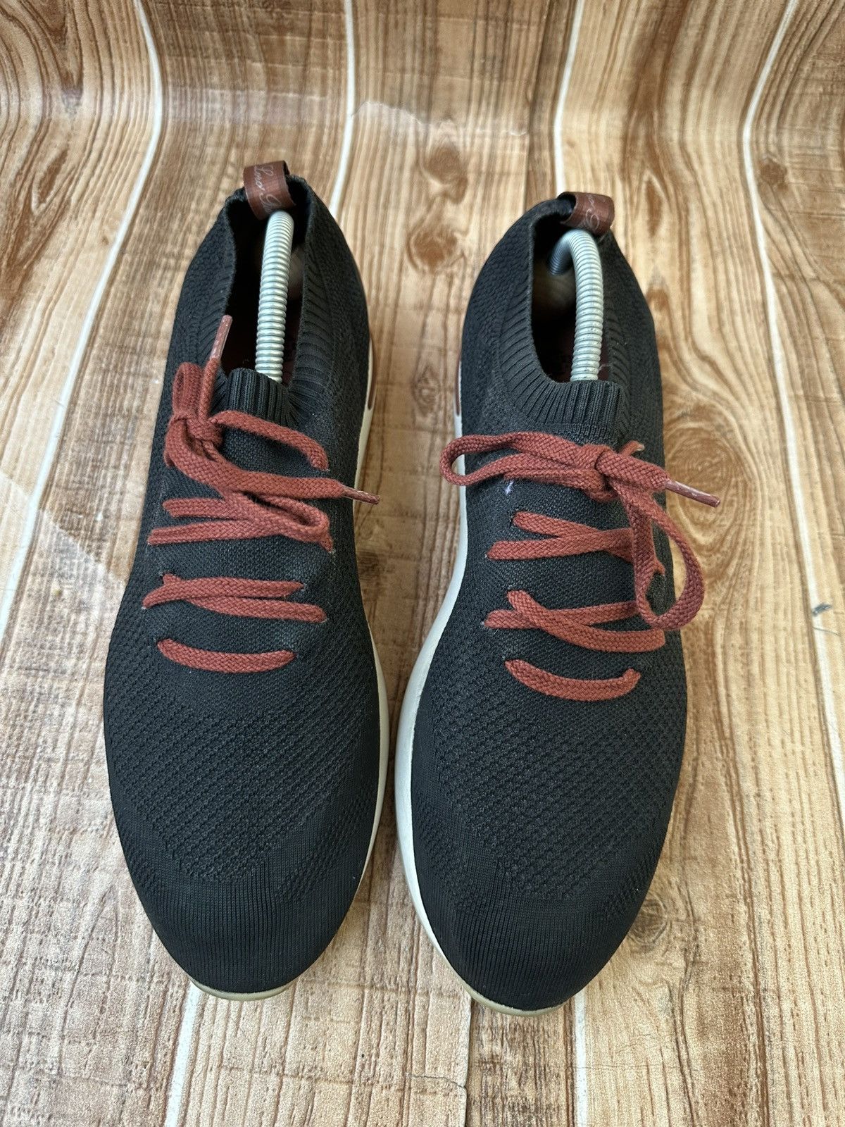 Loro Piana Loro Piana 360 LP Flexy Walk Black Sneaks Size US 11 / EU 44 - 2 Thumbnail