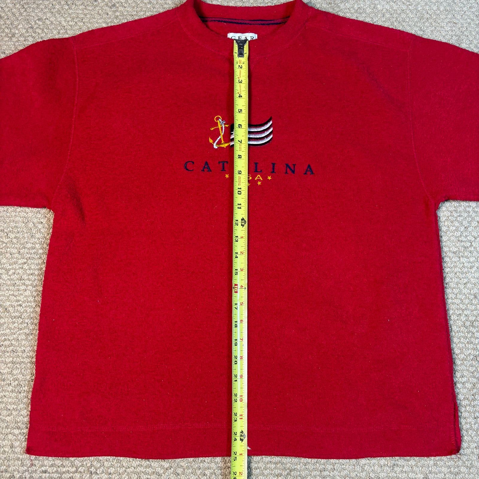 Gear for Sports vintage 90s retro Gear For Sports Catalina USA fleece crew M Size US M / EU 48-50 / 2 - 6 Thumbnail