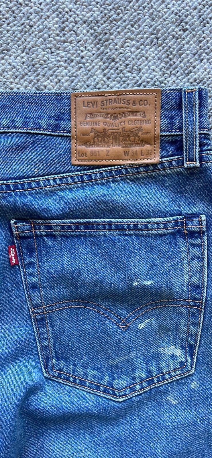 Levi's × Levi's Vintage Clothing Levi’s 551 Denim Size US 34 / EU 50 - 7 Thumbnail