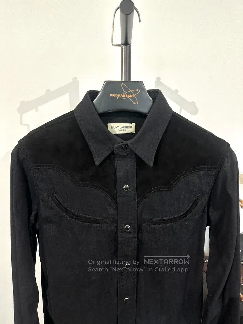 Saint Laurent Paris Saint Laurent Paris Faux Fur Patchwork Shirt Jacket Size US S / EU 44-46 / 1 - 3 Thumbnail