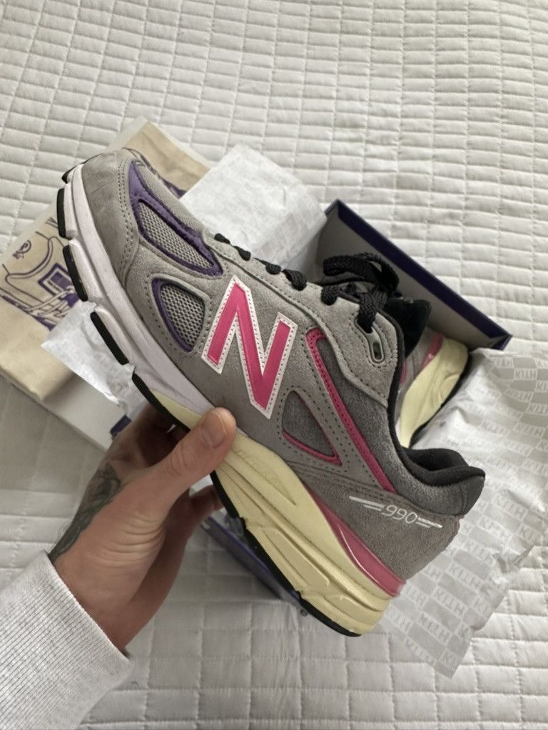 Kith × New Balance NEW BALANCE 990 V4 KITH UNITED ARROWS＆SONS Size US 11.5 / EU 44-45 - 4 Thumbnail