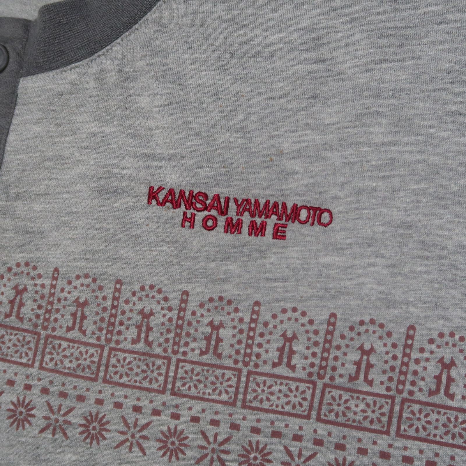 Yohji Yamamoto 1990s Kansai Yamamoto Homme Ethnic T-Shirt Size US L / EU 52-54 / 3 - 5 Thumbnail
