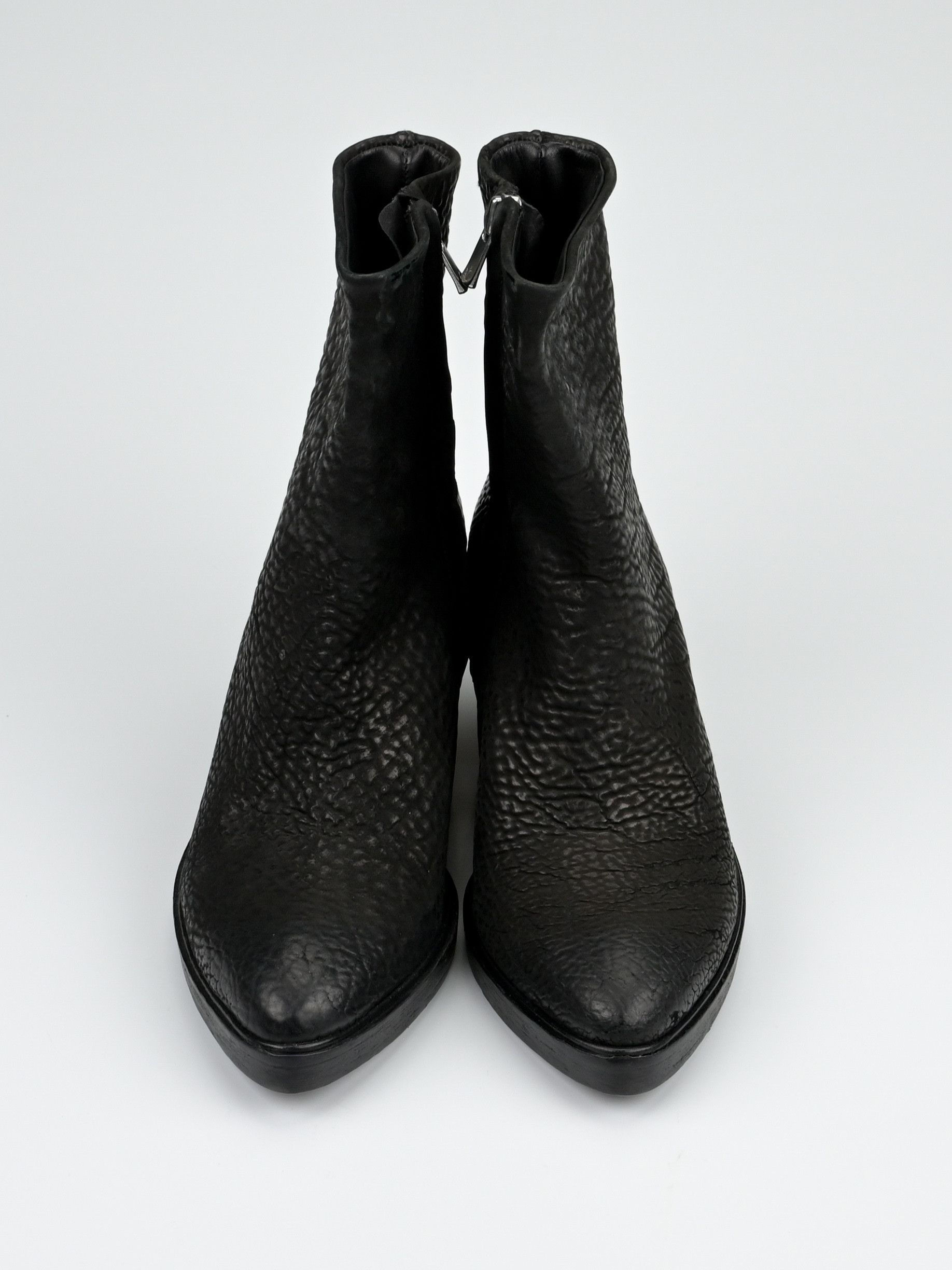 Isaac Sellam Experience The Last Conspiracy Leather Spine Ankle Boots Size US 6 / IT 36 - 2 Thumbnail