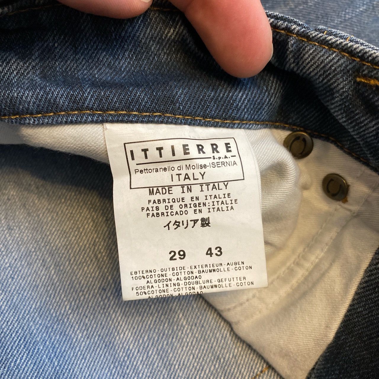 Just Cavalli × Roberto Cavalli × Vintage Vintage Y2K Robert Cavalli Just Cavalli Bootcut Jeans NWT Size 28" / US 6 / IT 42 - 3 Thumbnail