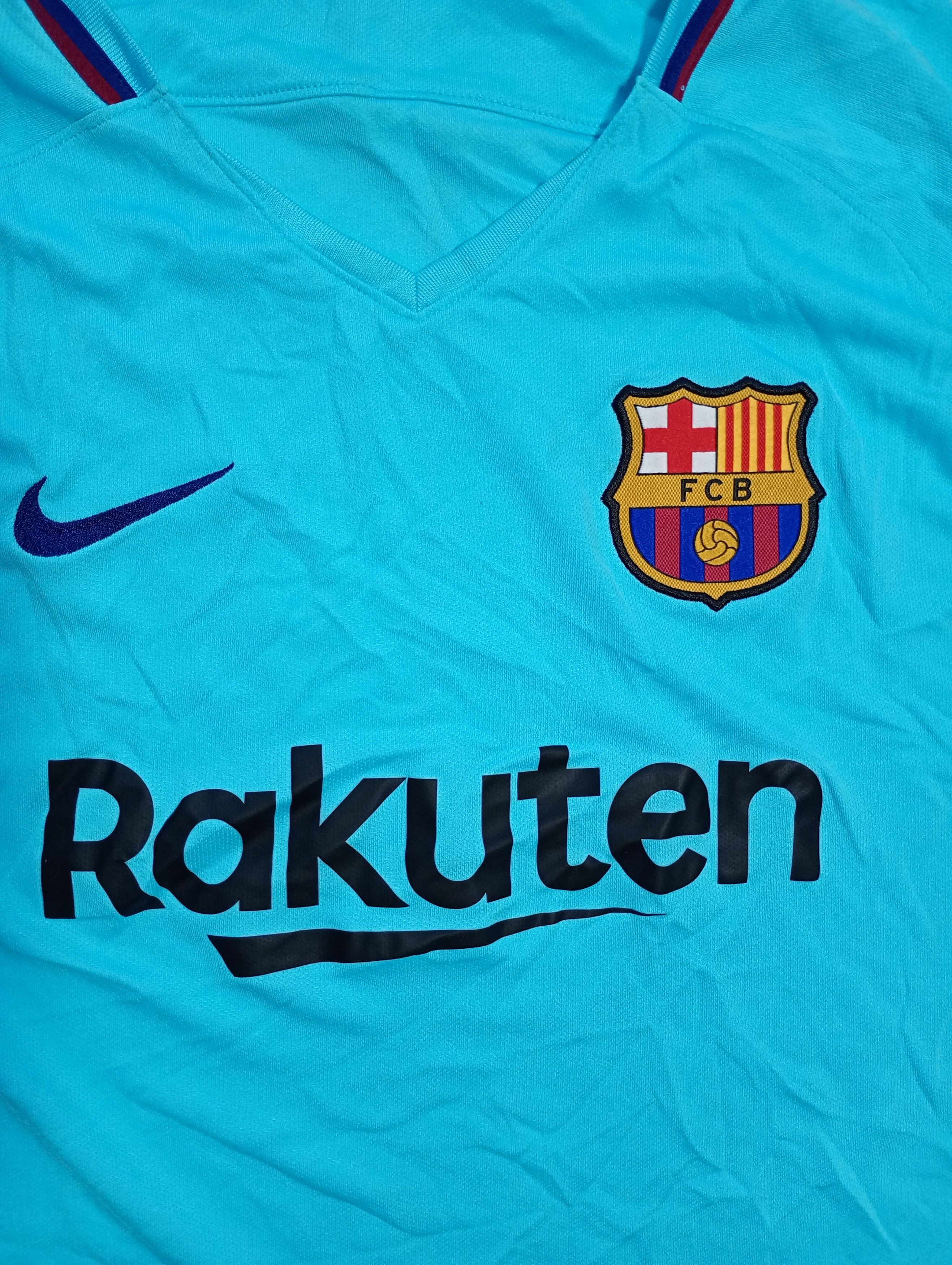Nike Nike Barcelona FC Away Jersey 2017-2018 Size US L / EU 52-54 / 3 - 7 Thumbnail