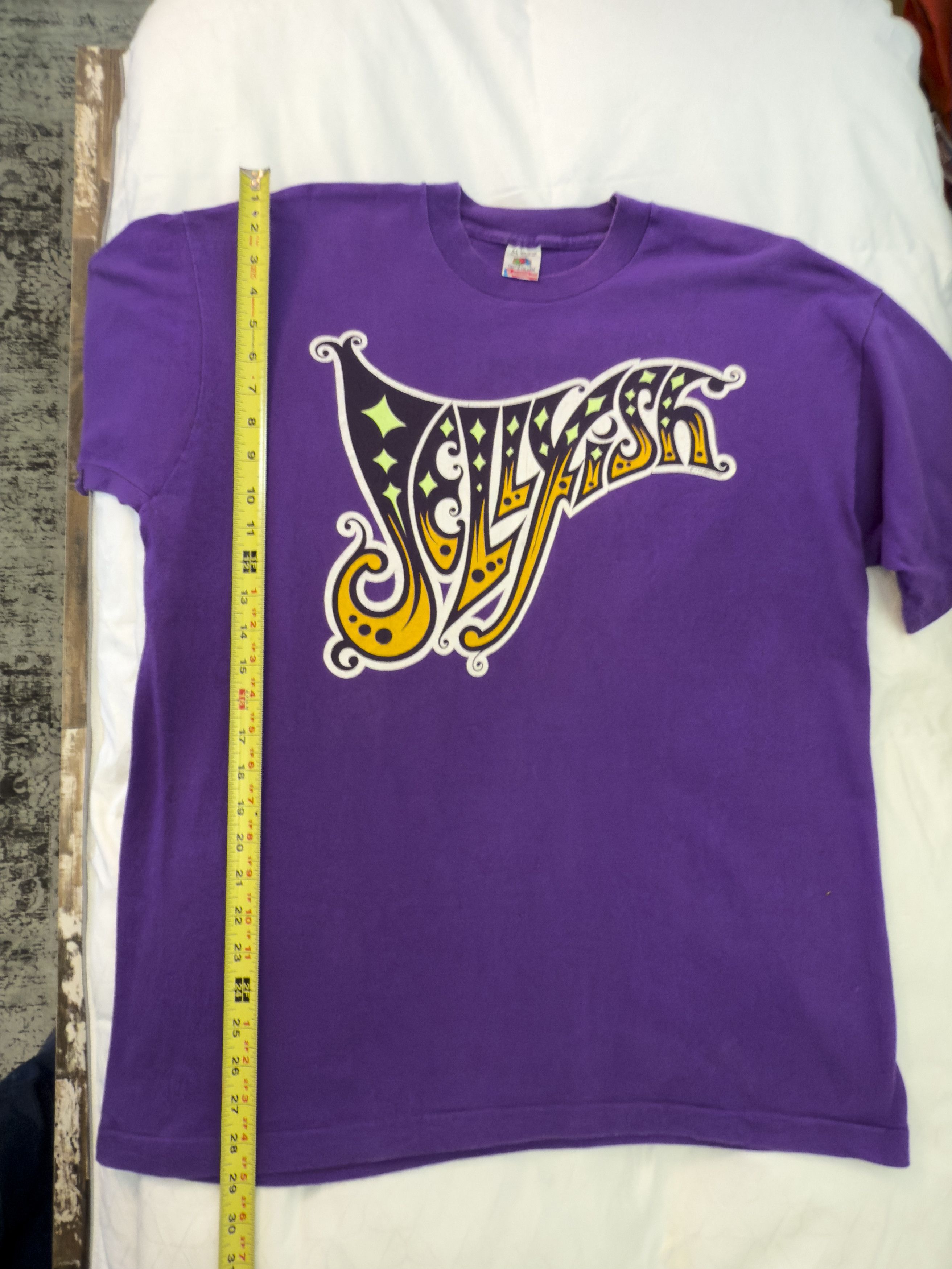 Fruit Of The Loom Rare Vintage Jellyfish Spilt Milk Tour T-Shirt Made in USA Size US XL / EU 56 / 4 - 7 Thumbnail