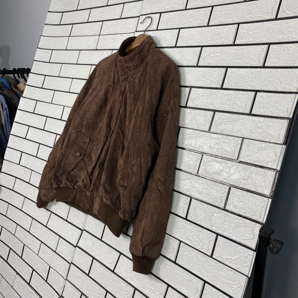 Japanese Brand 📌Vintage Leather Jacket Bomber Houston Harajuku Mother Size US L / EU 52-54 / 3 - 3 Thumbnail