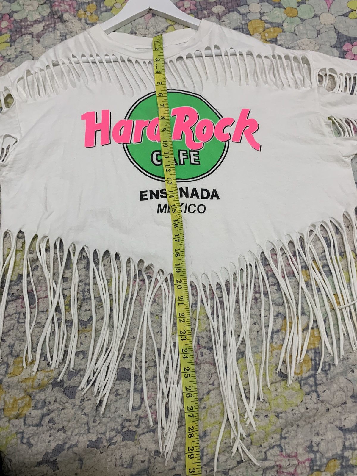 Hard Rock Cafe Vintage Hard Rock Cafe Ensenada Mexico Thrashed Style Size US XL / EU 56 / 4 - 14 Thumbnail