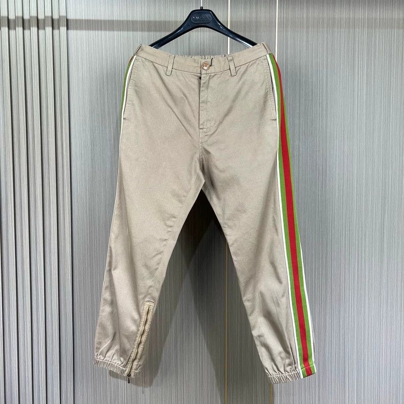 Gucci Gucci Webbing Logo trousers 2504-Nextarrow Size US 28 / EU 44 - 1 Thumbnail