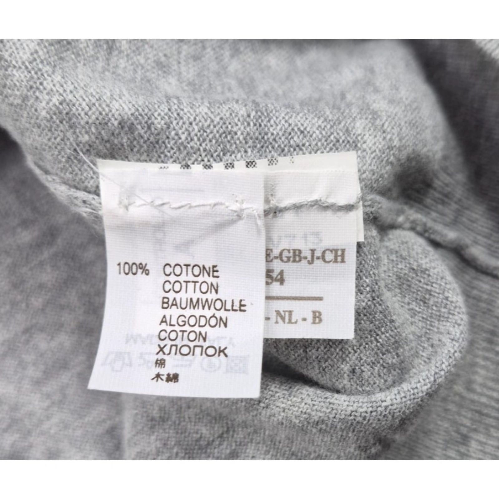 Brunello Cucinelli VINTAGE Brunello Cucinelli Sweater Cardigan Mens 2XL Gray Cotton V-Neck Knit Made Italy Shirt? Size US XXL / EU 58 / 5 - 6 Thumbnail