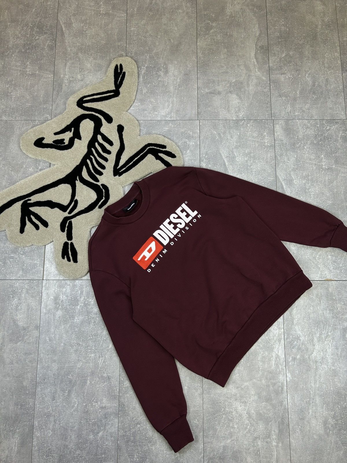 Diesel × Vintage Mens Vintage Diesel Sweatshirt dragon logo y2k tiger rare OG Size US M / EU 48-50 / 2 - 1 Thumbnail