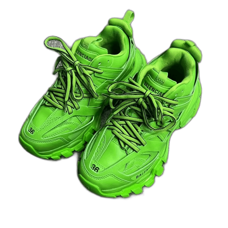 Balenciaga Balenciaga Green Low-Top Dad Shoes Size 36 Size US 5.5 / EU 38 - 1 Thumbnail