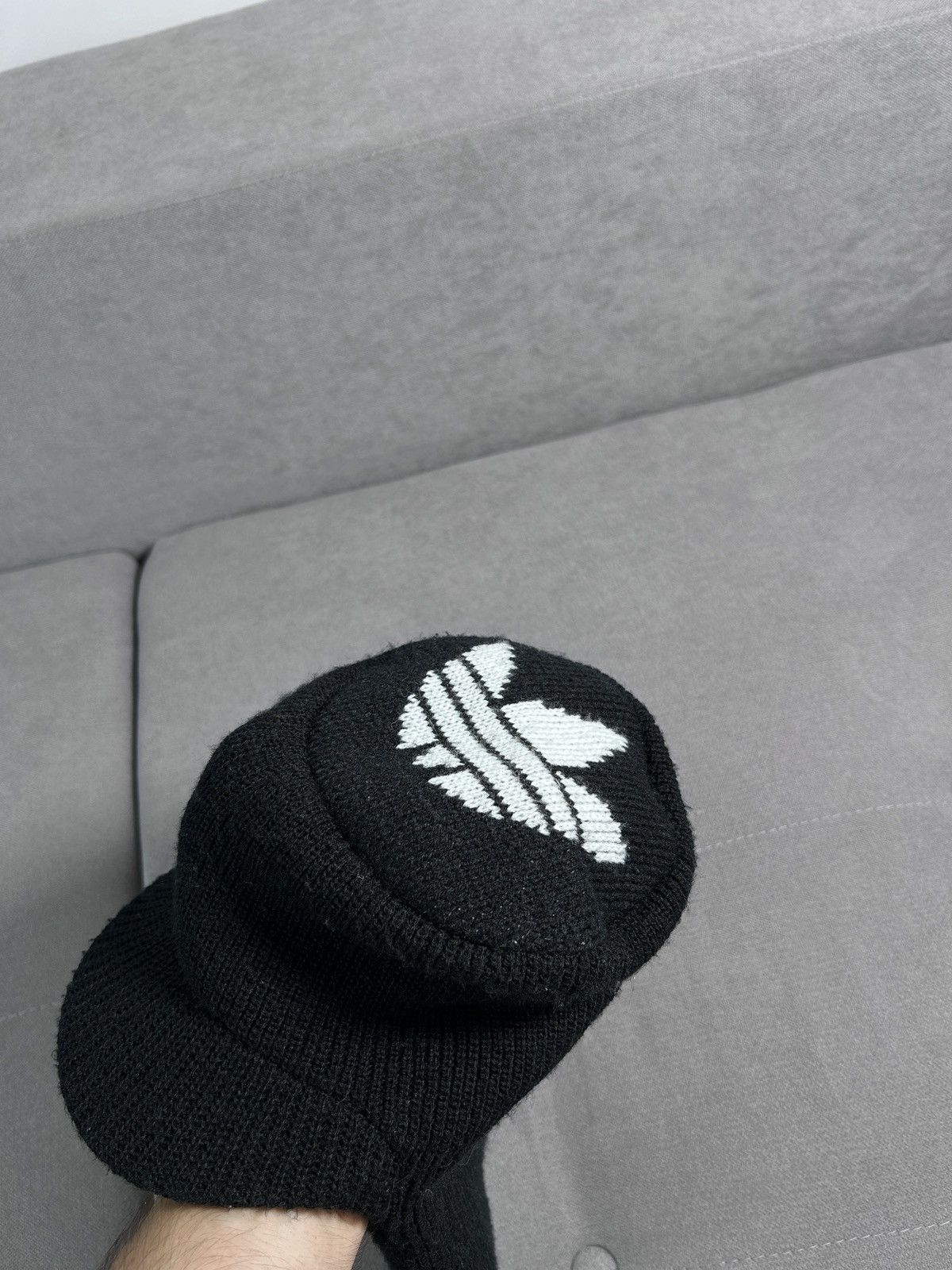 Vintage Adidas vintage balaclava hat Size ONE SIZE - 3 Thumbnail