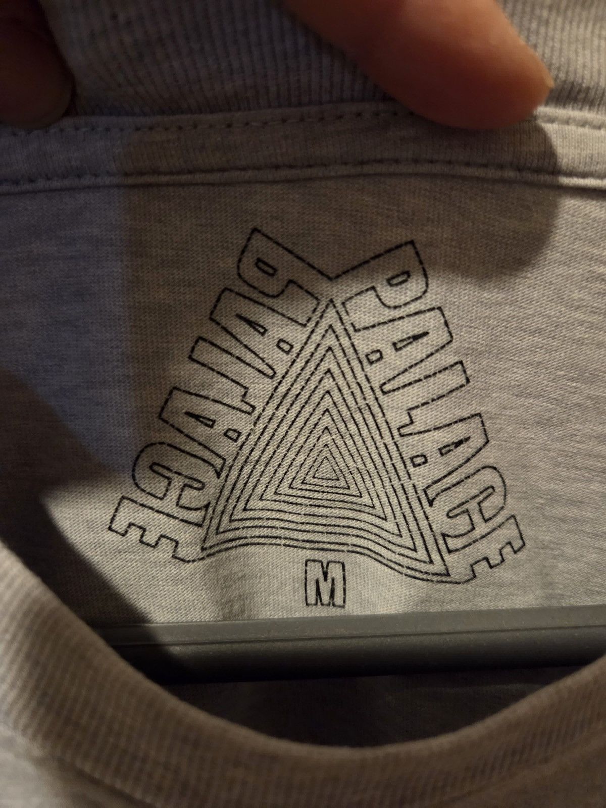 Palace Palace Logo Long Sleeve Tee Grey Size M Size US M / EU 48-50 / 2 - 5 Thumbnail