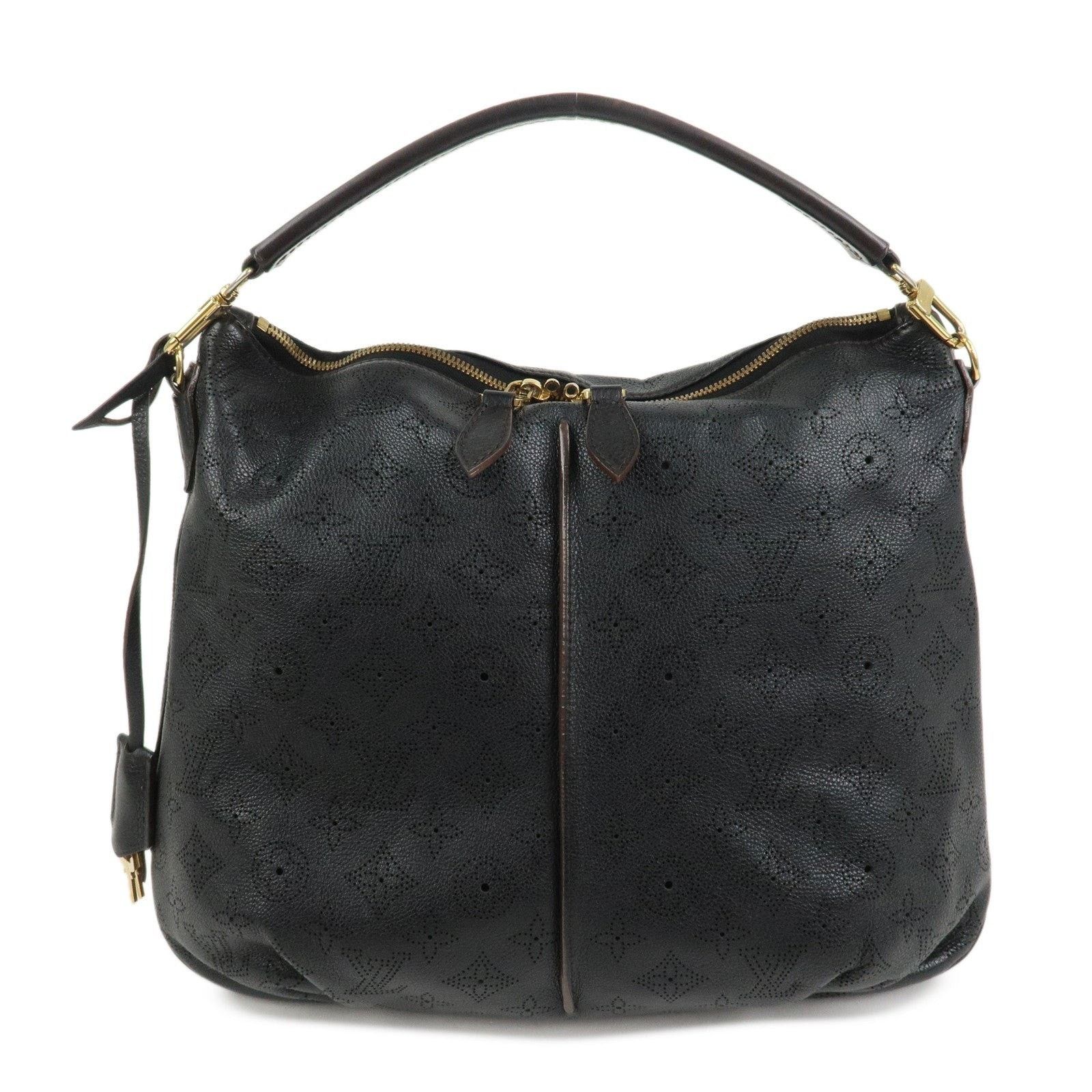 Louis Vuitton Louis Vuitton Mahina Selene MM Leather Shoulder Bag Black Size ONE SIZE - 1 Thumbnail